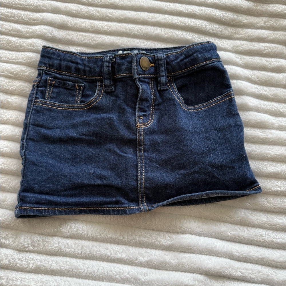 GAP Dark Blue Kids Denim Skirt